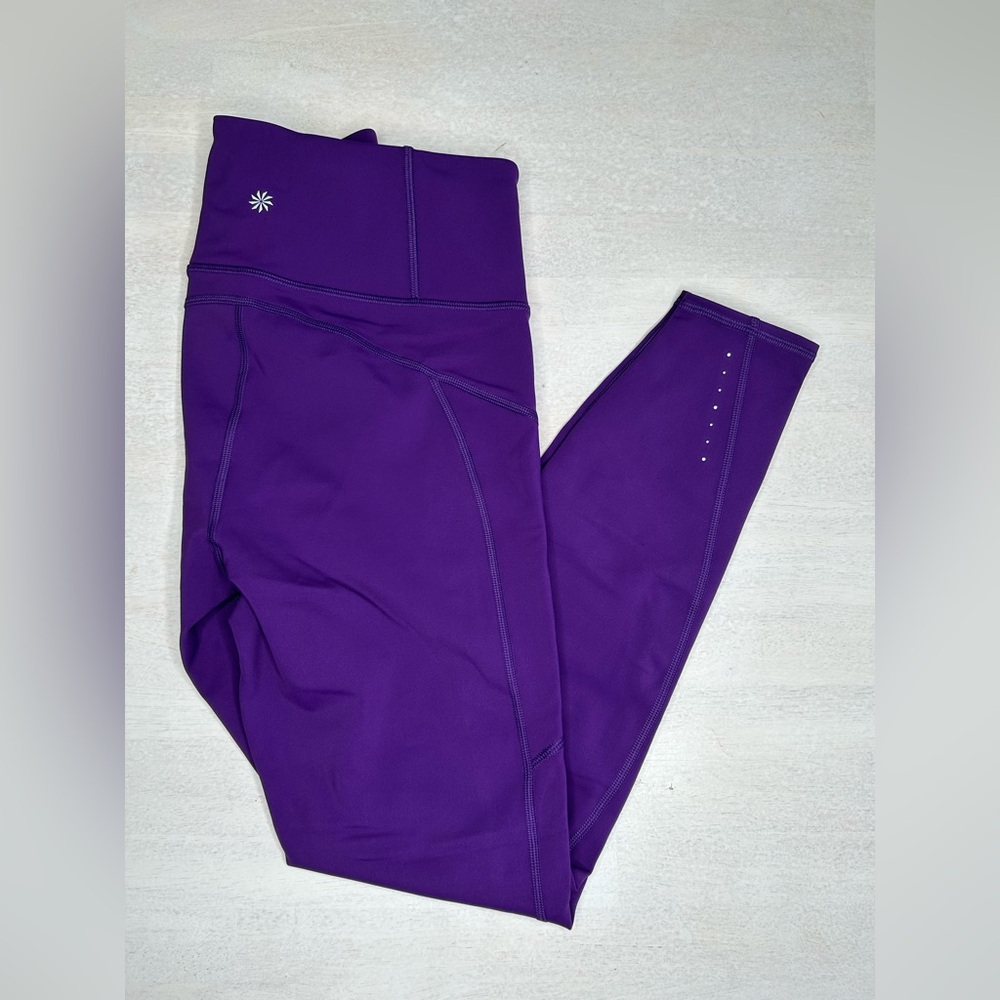 Athleta Ranier Tight, Size Small, Purple, EUC